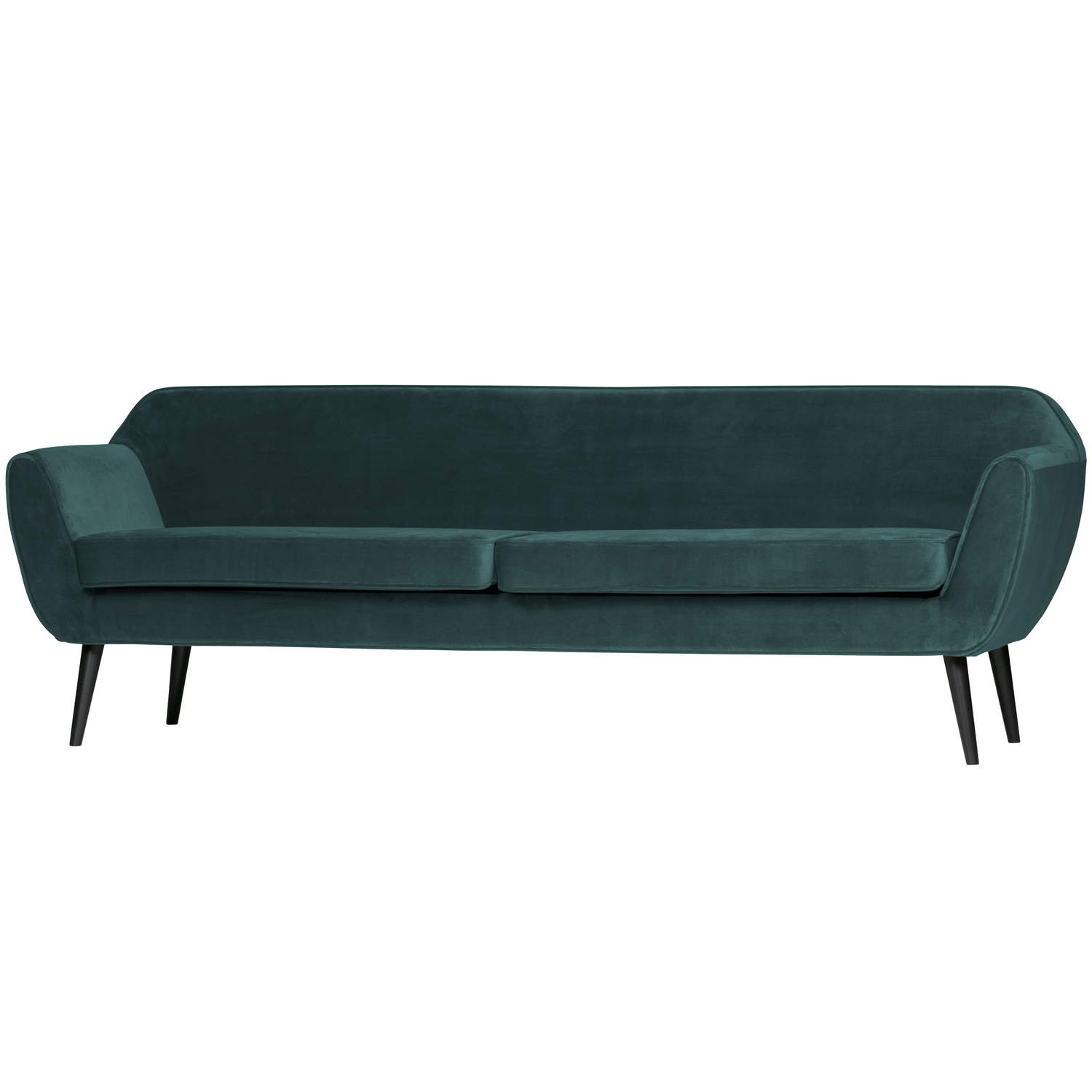 WOOOD Rocco 3-Zitsbank - Velvet - Teal - 75x230x82 - WOOOD Rocco 3-Zitsbank - Velvet - Teal - 75x230x82 -