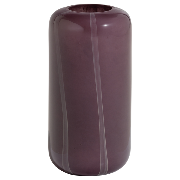 Image de ARLES VASE VERRE VIOLET AVEC BANDE NATUREL