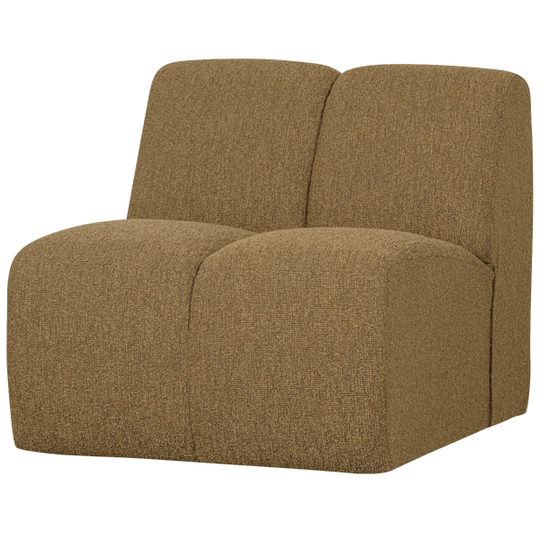 Image of MOJO 1-SEATER BOUCLÉ YELLOW/BROWN MELANGE