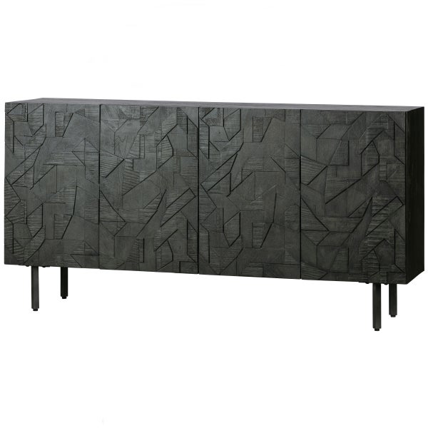 Afbeelding van COUNTER DRESSOIR HOUT ZWART