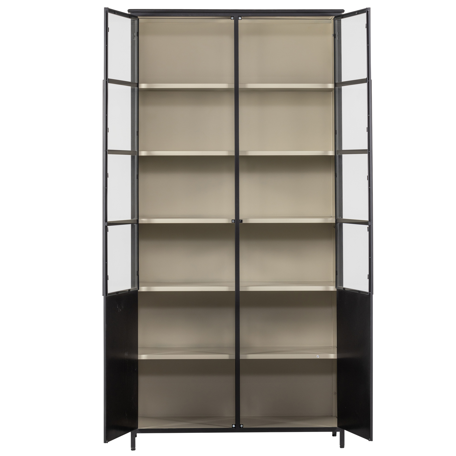 375041-Z-03_VS_WE_Exhibit_xl_2-deurs_vitrinekast_metaal_zwart_F2.png?auto=webp&format=png&width=1500&height=1500