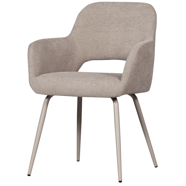 Image of JENNY DINING CHAIR WOVEN FABRIC NATURAL