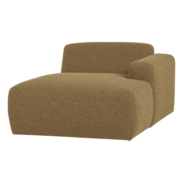 Image de MOJO BASE CHAISE LONGUE ÉLÉMENT DROITE BOUCLÉ JAUNEBRUN[fsc]
