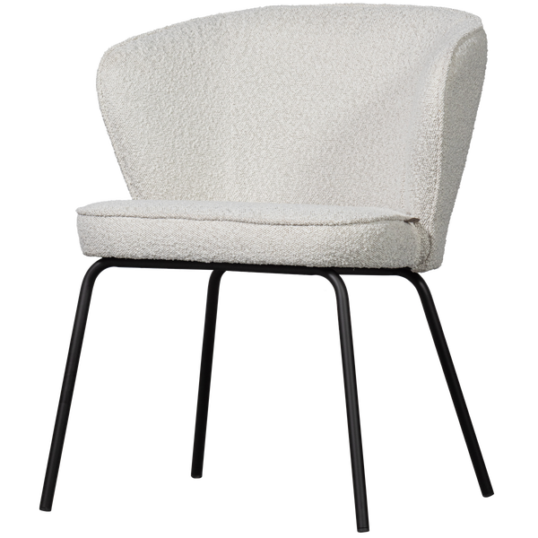 Image of ADMIT DINING CHAIR BOUCLÉ NATURAL