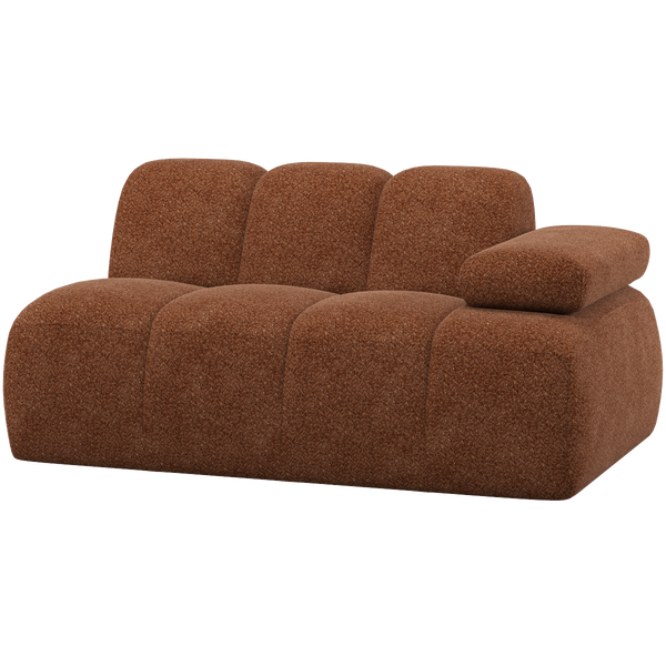 Image of MOJO 1,5-SEATER ELEMENT ARM RIGHT WOOLLY RUST BROWN