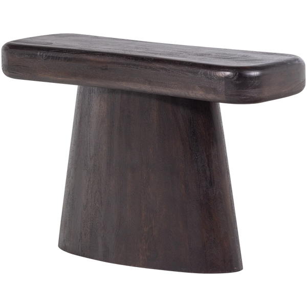 Image of AMCO SIDETABLE MANGO WOOD DARK BROWN
