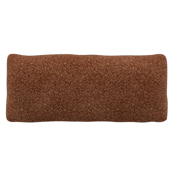 Image of MOJO CUSHION WOVEN WOOLLY RUST BROWN