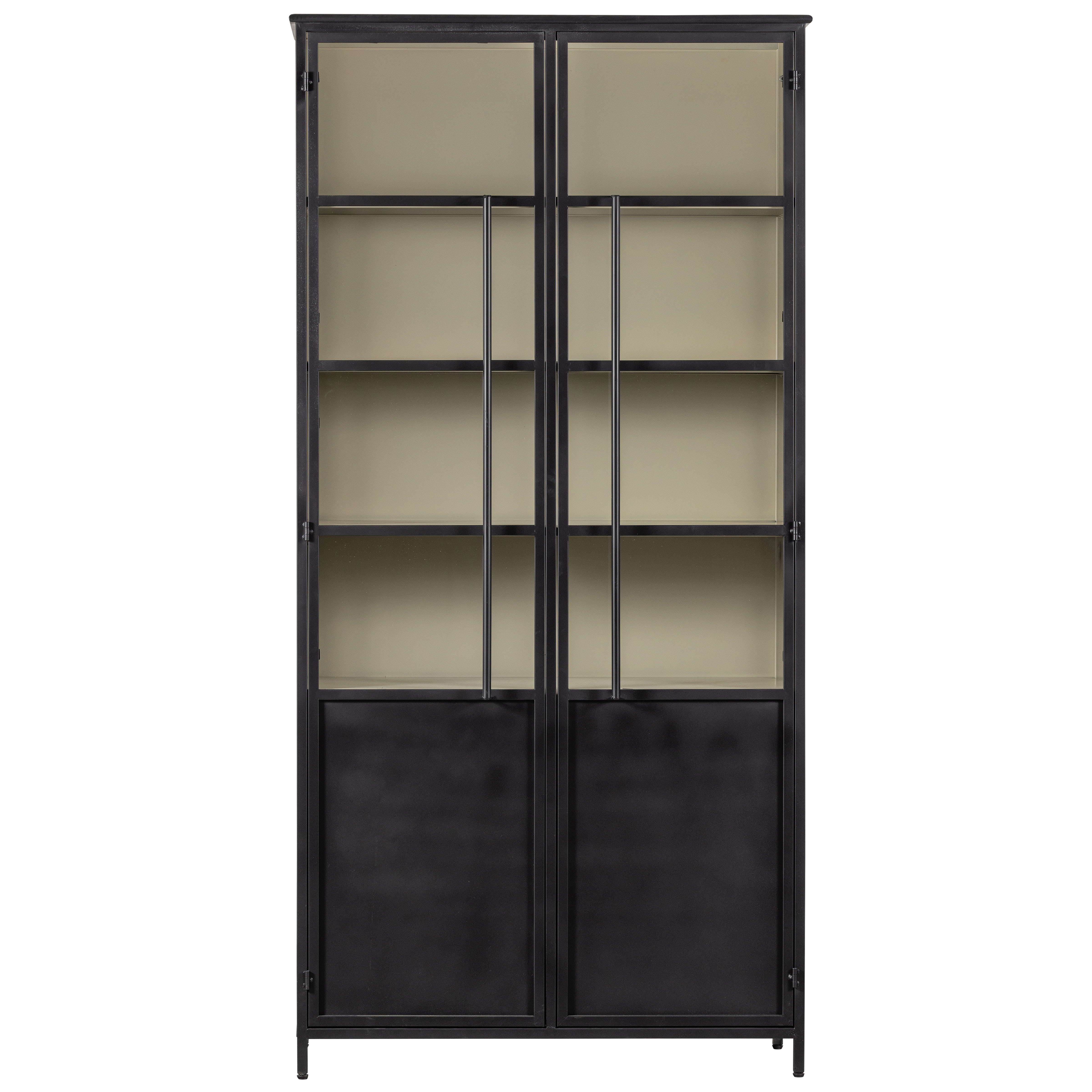 XL 2-door glass cabinet