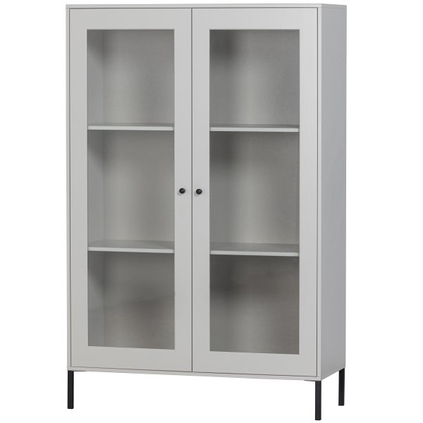 Image of XAM DISPLAY CABINET PINE CLOUD GREY [fsc]