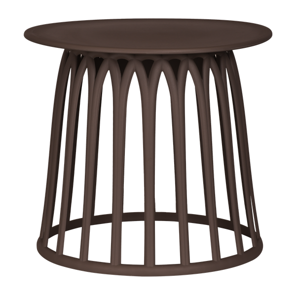 Image de BOY TABLE BASSE DE JARDIN PLASTIQUE VIOLET/BRUN