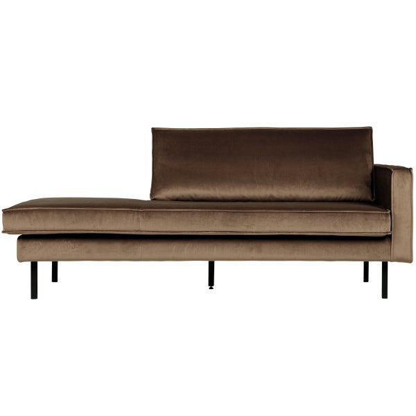 Afbeelding van RODEO DAYBED RECHTS VELVET TAUPE