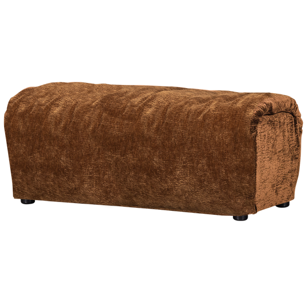 Image de BAGGY TABOURET 3D CHENILLE BRUN MOYEN