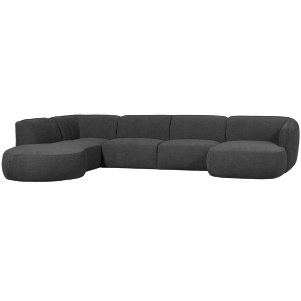 Image of POLLY SOFA U-SHAPE LEFT GREY