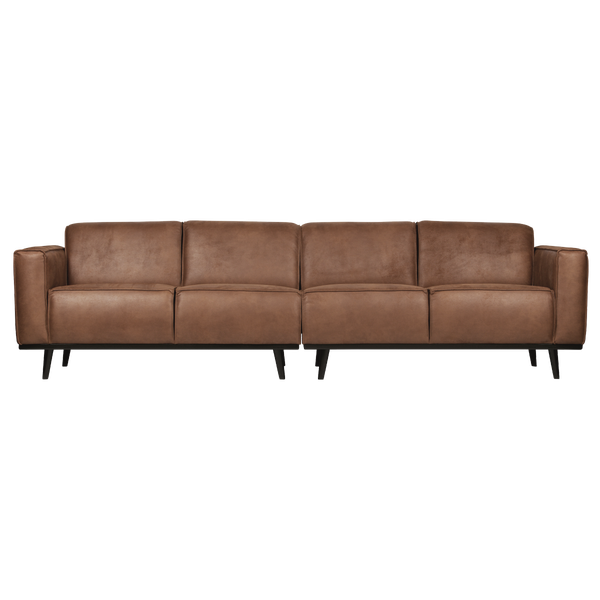 Image de STATEMENT 4-PLACES 280 CM ECO CUIR COGNAC