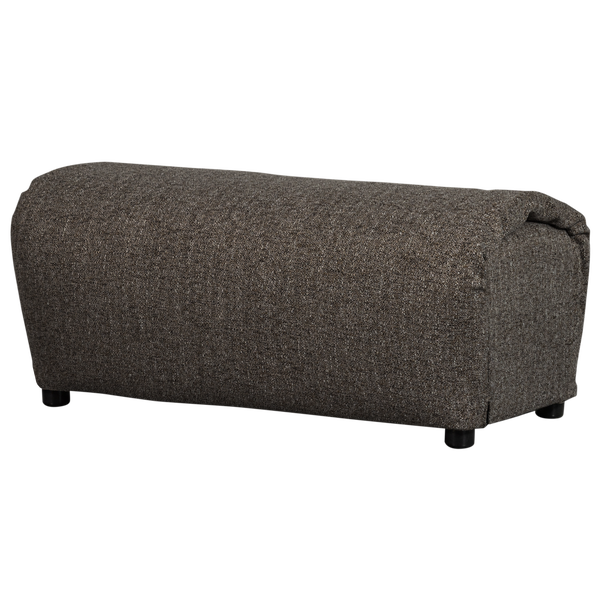Afbeelding van BAGGY HOCKER GEWEVEN STOF WARMGRIJS MELANGE