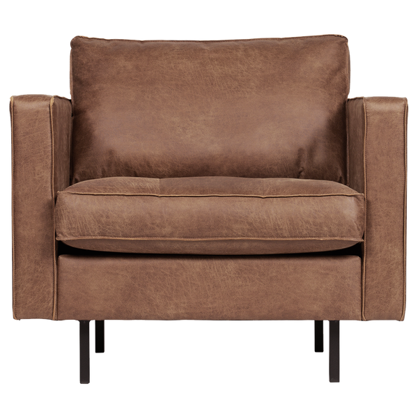 Image of RODEO CLASSIC ARMCHAIR ECO LEATHER COGNAC