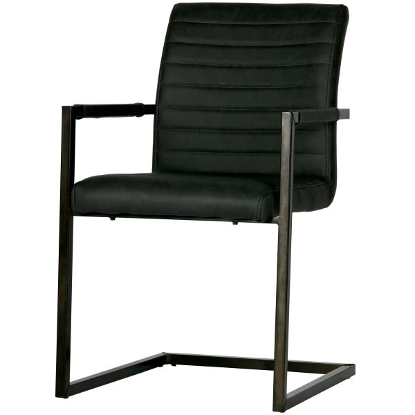 Image of BAS DINING CHAIR PU ANTHRACITE