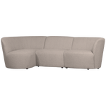 Canapé 3 places arrondi gauche