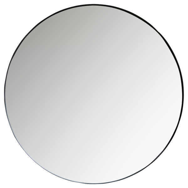 Image de DOUTZEN MIROIR ROND Ø115 CM MÉTAL NOIR