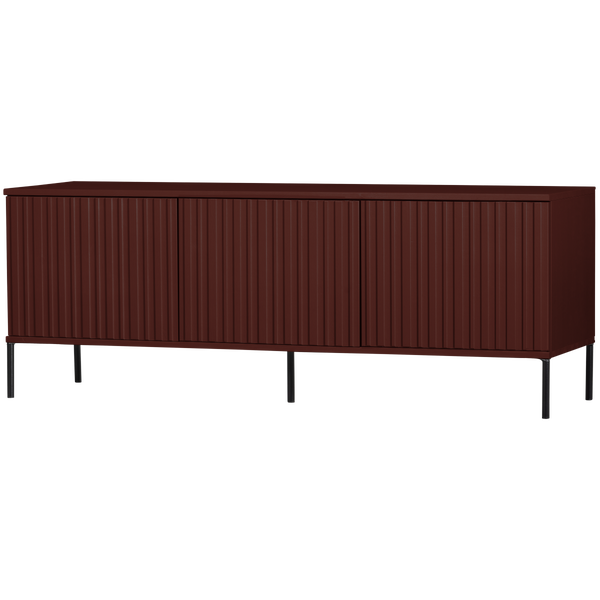 Afbeelding van NEW GRAVURE TV MEUBEL 150 CM GRENEN BORDEAUXROOD [fsc]