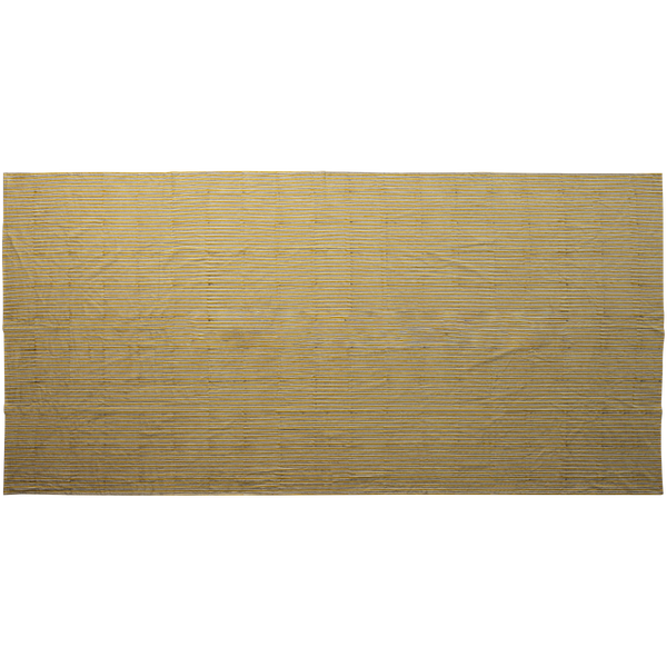 Image of CHEVRON TABLE CLOTH COTTON BLACK/MUSTARD 150x300CM