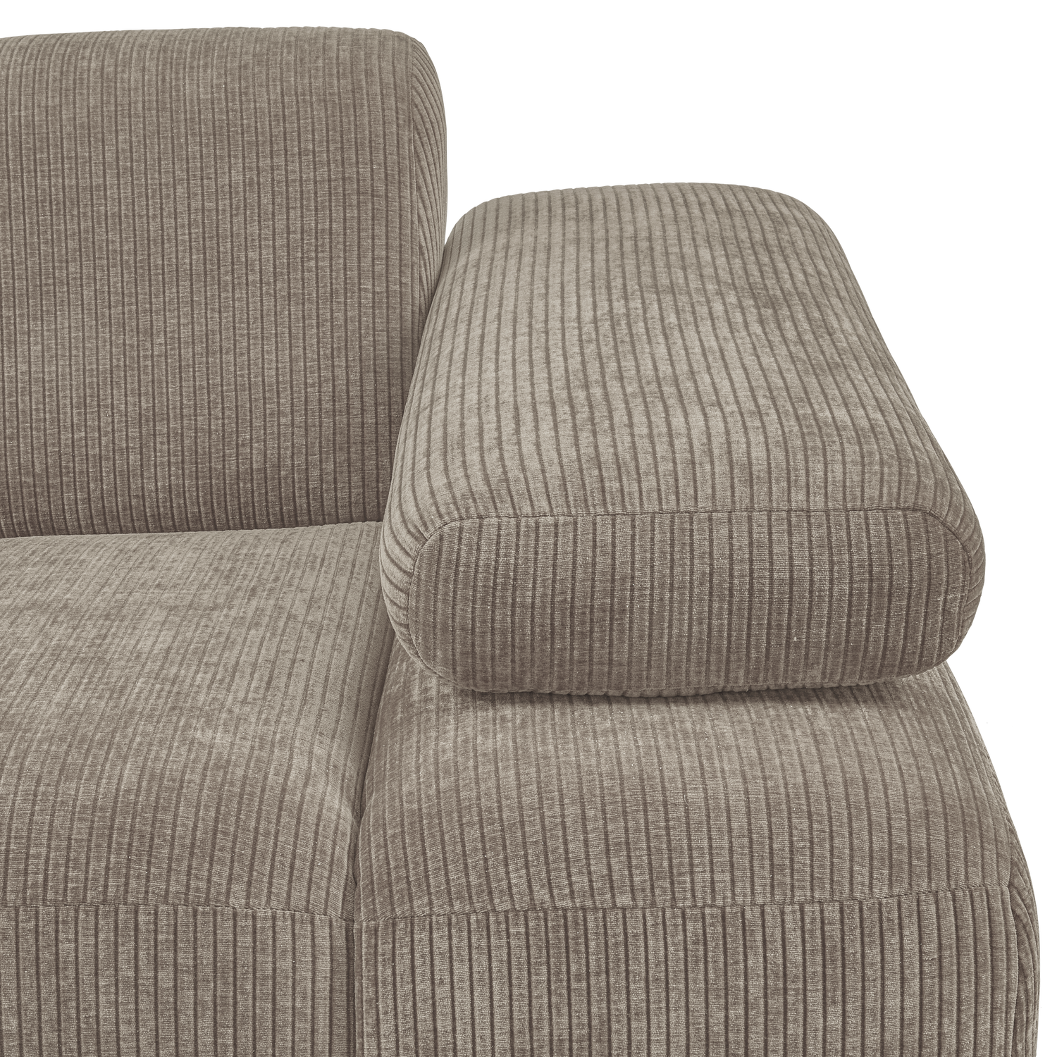 377453-D-01_VS_WE_Mojo_1_zits_met_arm_rechts_geweven_ribstof_donker_zand_detail.png?auto=webp&format=png&width=1500&height=1500