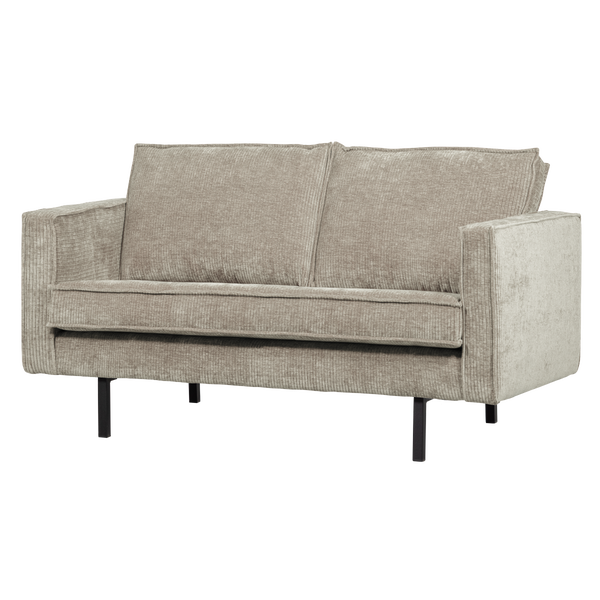 Image of RODEO 2-SEATER SOFA RIB FABRIC DARK SAND [fsc]