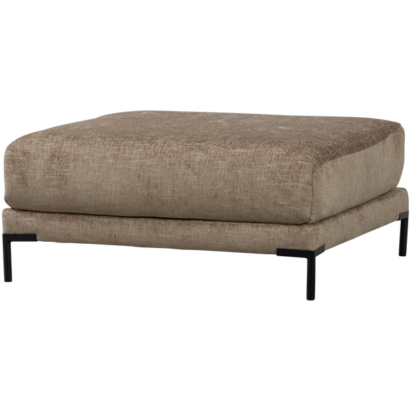 Image of COUPLE POUF 100CM MUD MELANGE