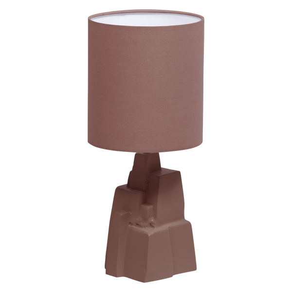 Image of BRUNE TABLE LAMP METAL HIGH GLOSS OLD PINK