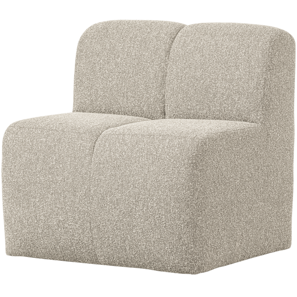 Afbeelding van MOJO EETBANKJE 84CM MET RUGLEUNING BOUCLÉ BEIGE MELANGE