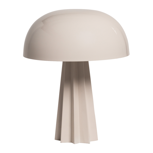 Image of VIREL TABLE LAMP METAL HIGH GLOSS LIGHT GREY