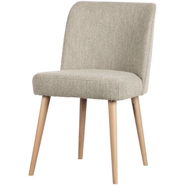 Image of FORCE DINING CHAIR BOUCLÉ NATURAL