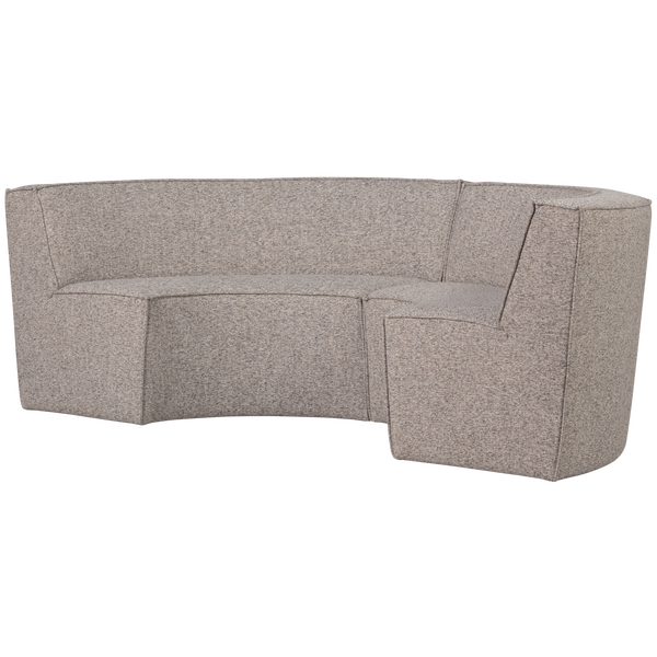 Image of EUROPA 4-SEATER DINING BENCH WOVEN FABRIC SAND MELANGE