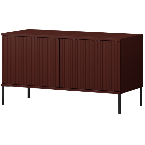 Afbeelding van NEW GRAVURE TV MEUBEL 100 CM GRENEN BORDEAUXROOD [fsc]