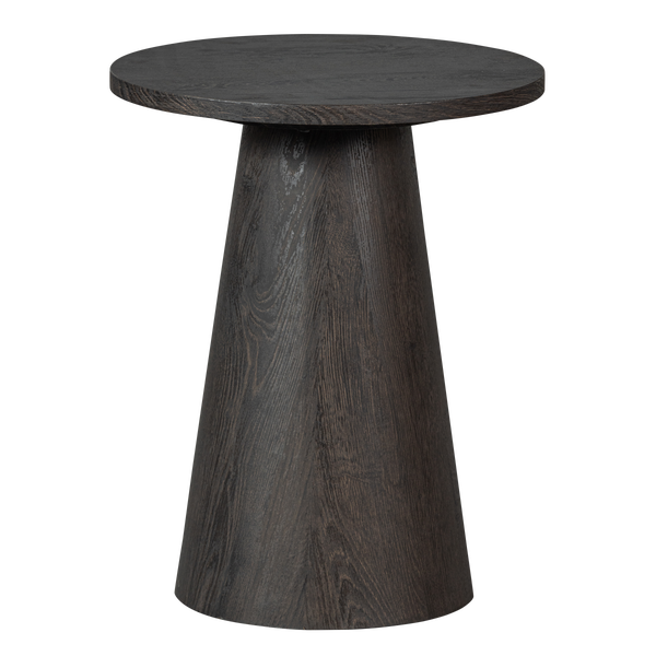 Image of MAAN COFFEE TABLE MDF DARK BROWN 50xØ40CM