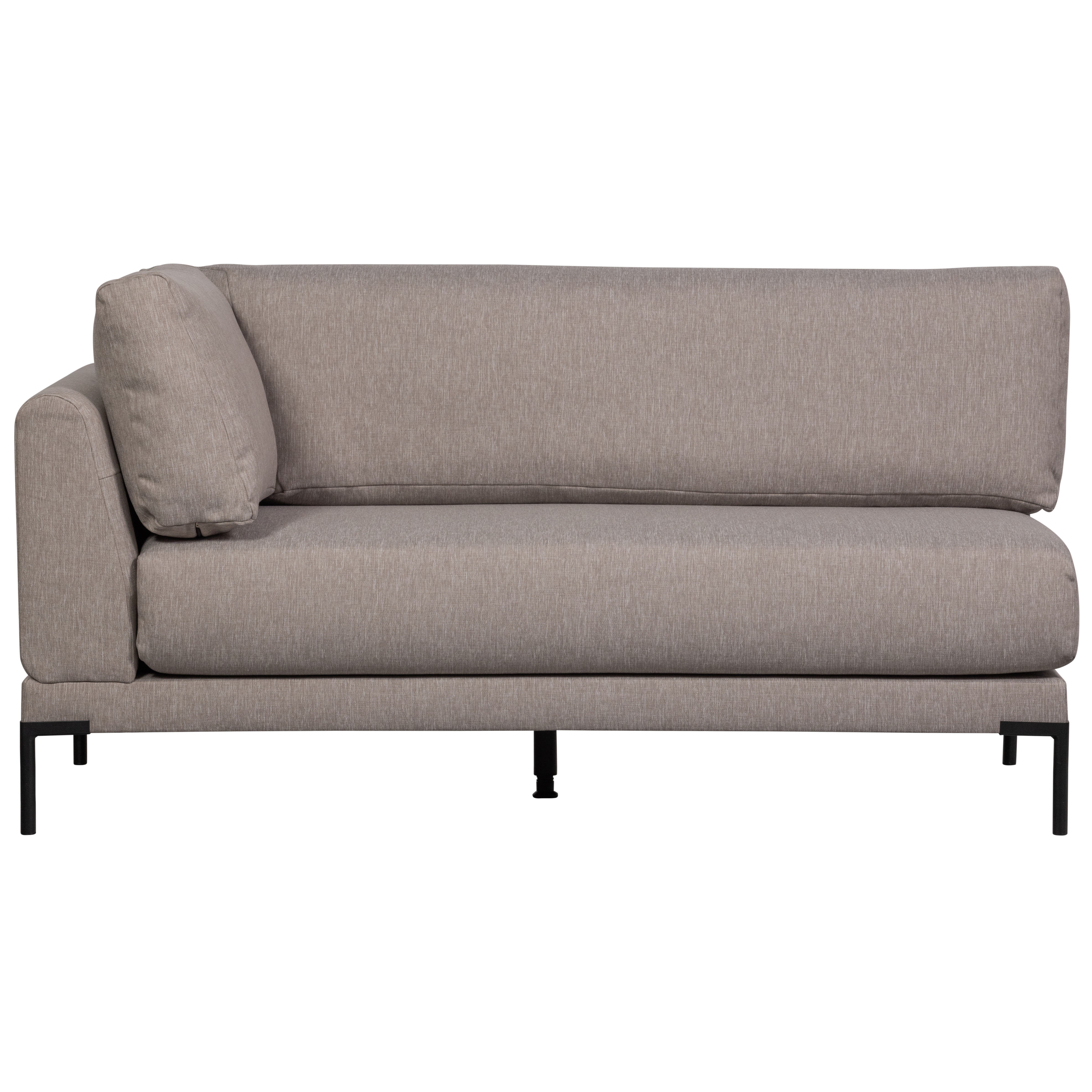 Eetbank hoekelement lange zijde rechts