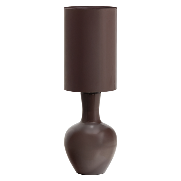 Image of LOA TABLE LAMP XL METAL HIGH GLOSS BROWN