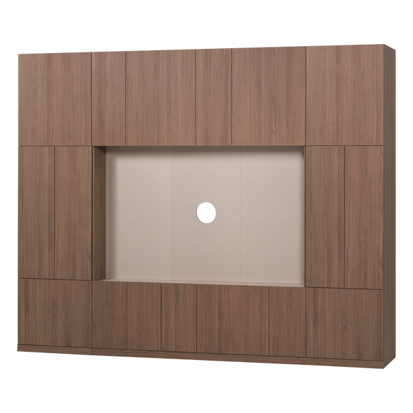 Image de BUILD ARMOIRE MURALE COMBI 268 CM DECOR CHÊNE BRUN [fsc]