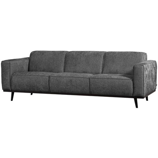 Afbeelding van STATEMENT 3-ZITS BANK 230 CM STRUCTURE VELVET MOUNTAIN
