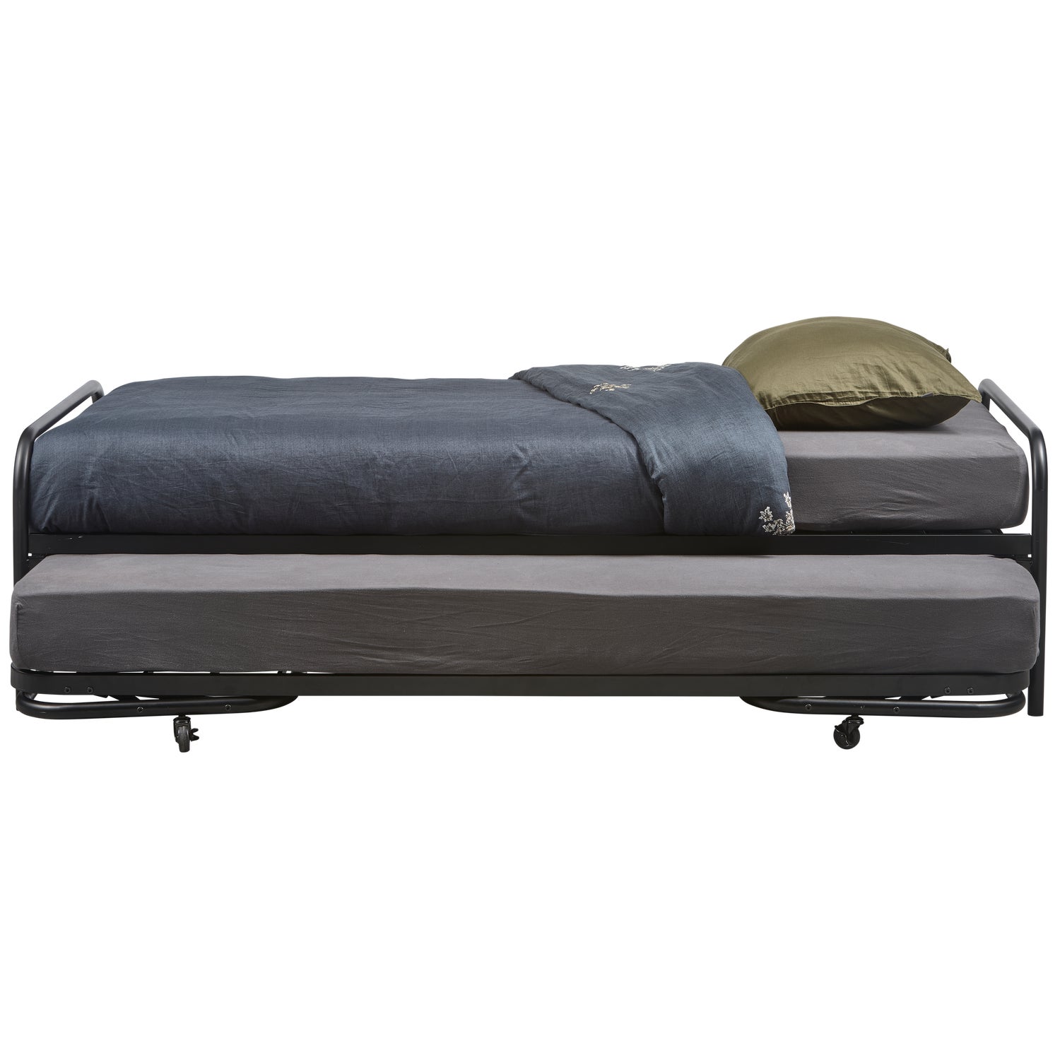 EGGREE Sofa bed van metaal, eenpersoonsbed uit Nordico, 90 x 190 cm EGGREE Sofa bed van metaal, eenpersoonsbed uit Nordico, 90 x 190 cm