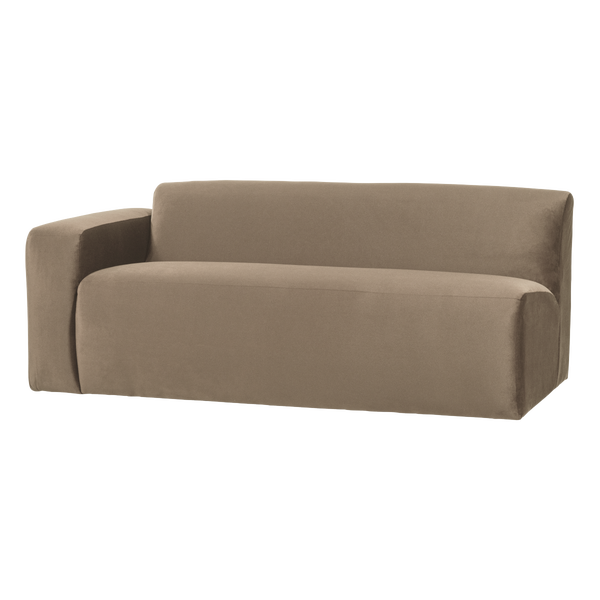 Image de MOJO BASE ÉLÉMENT 2 PLACE BRAS GAUCHE VELOURS KHAKI [fsc]