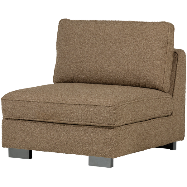 Image of LAZY 1-SEATER ELEMENT BOUCLÉ BROWN