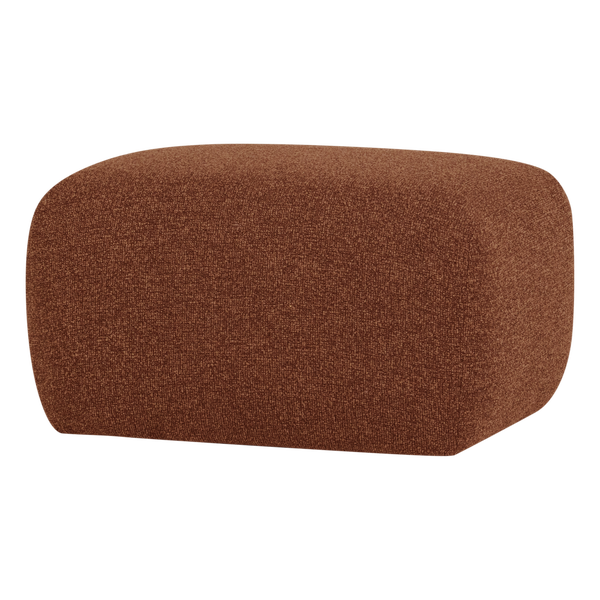 Image de MOJO BASE POUF BOUCLÉ MÉLANGÉ ROUILLE [fsc]