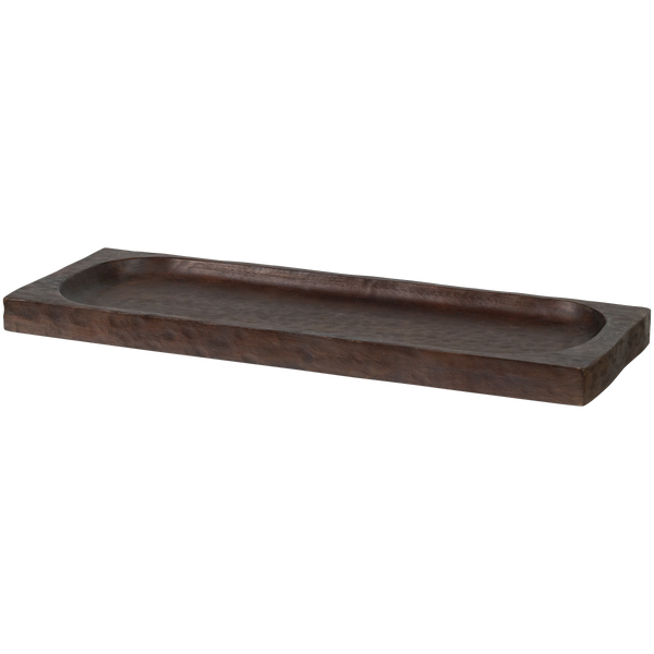 Image of JOSIE SERVING PLATE MANGO WOOD BROWN