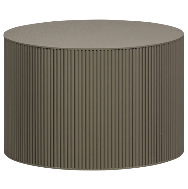 Image of SANNE SIDE TABLE ROUND MDF MILITARY GREEN