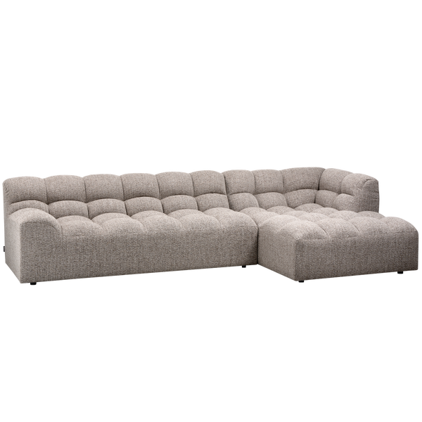 Image of ALLURE CHAISE LONGUE RIGHT WOVEN CLAY MELANGE