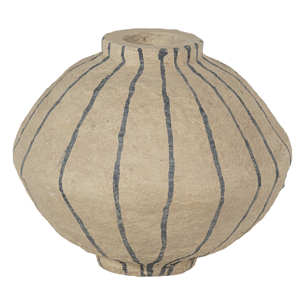 Afbeelding van KARO DECORATIE VAAS PAPIER MACHE ZAND