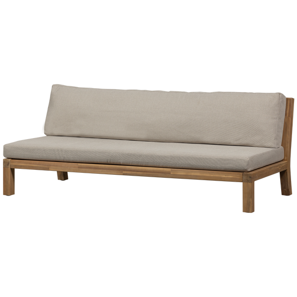 Image of RELAX 3-SEATER BENCH GARDEN ACACIA WOOD NATURAL/SAND