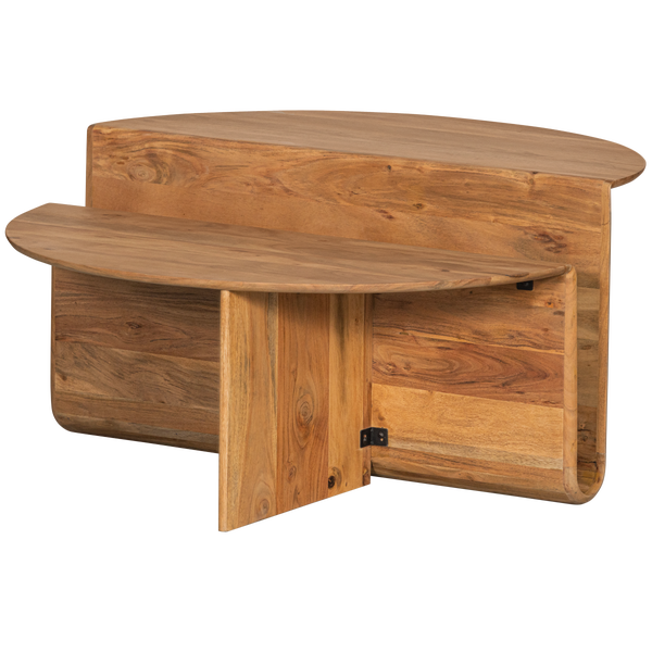 Image of JAWS COFFEE TABLE WOOD NATURAL