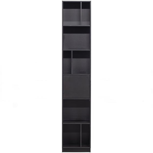 Image of FINCA OPEN SHELF CABINET 40 CM PINE DEEP BLACK [fsc]